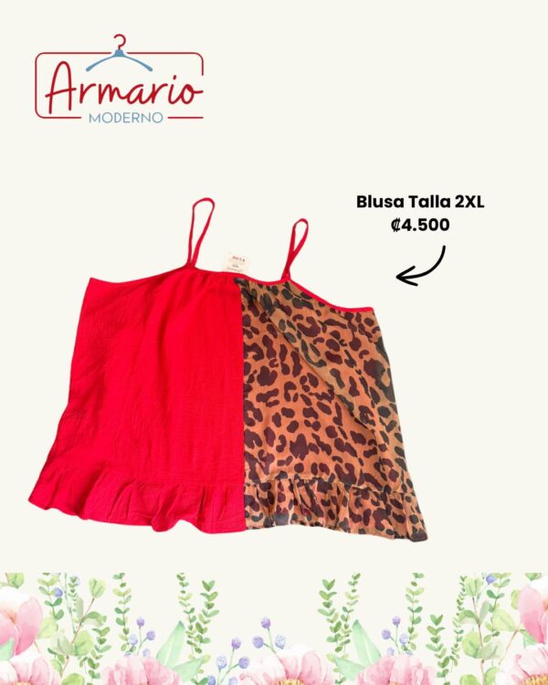 Blusa de tirantes