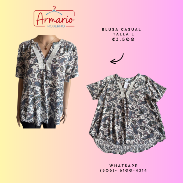 Blusa Casual dama