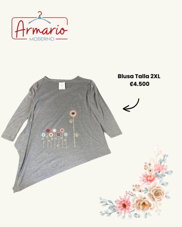 Blusa manga larga