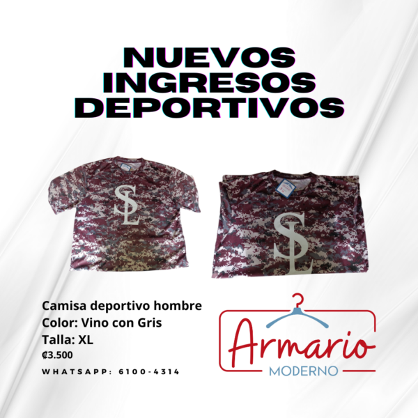 Camisa Deportiva Hombre