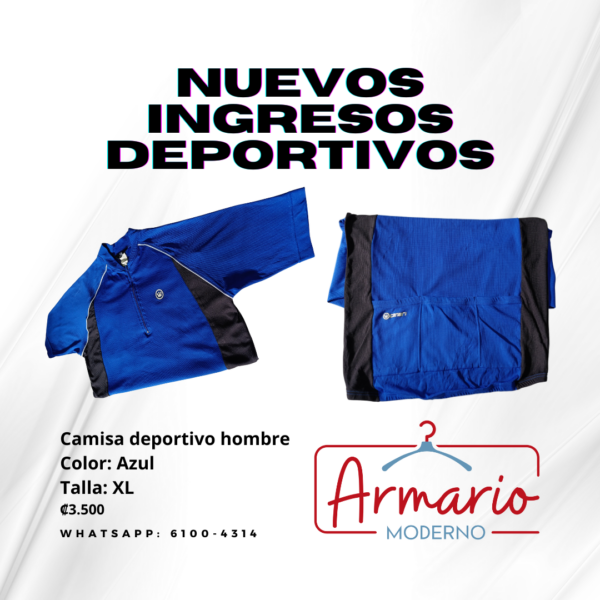 Camisa Deportiva Hombre