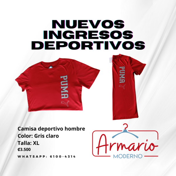 Camisa Deportiva Hombre