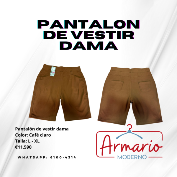 Pantalón estilo vestir y palazo