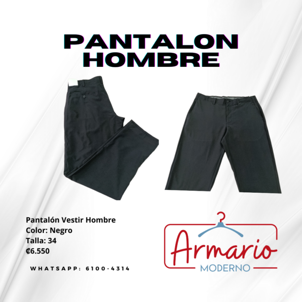 Pantalon de Vestir Hombre