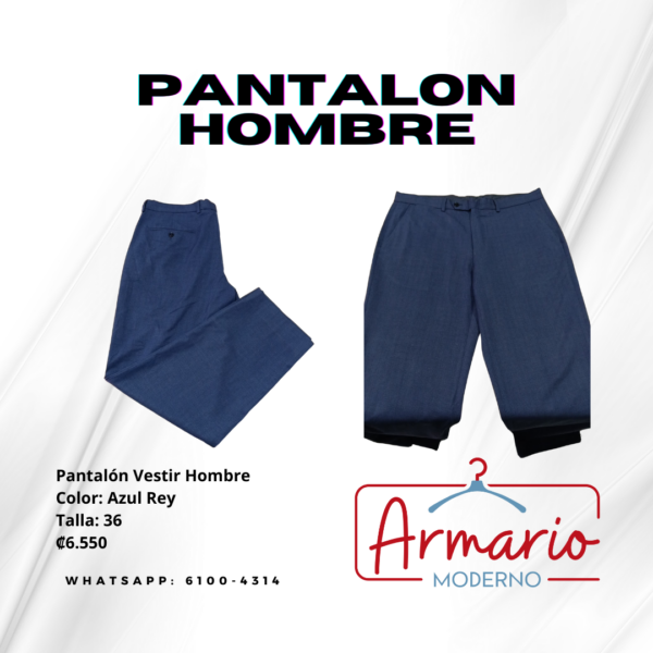 Pantalon de Vestir Hombre