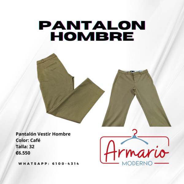 Pantalon de Vestir Hombre