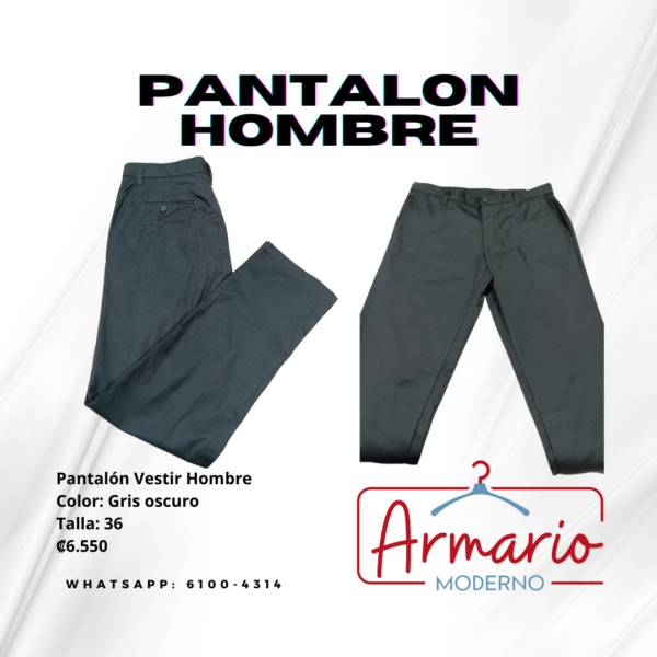 Pantalon de Vestir Hombre