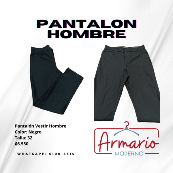 Pantalon de Vestir Hombre