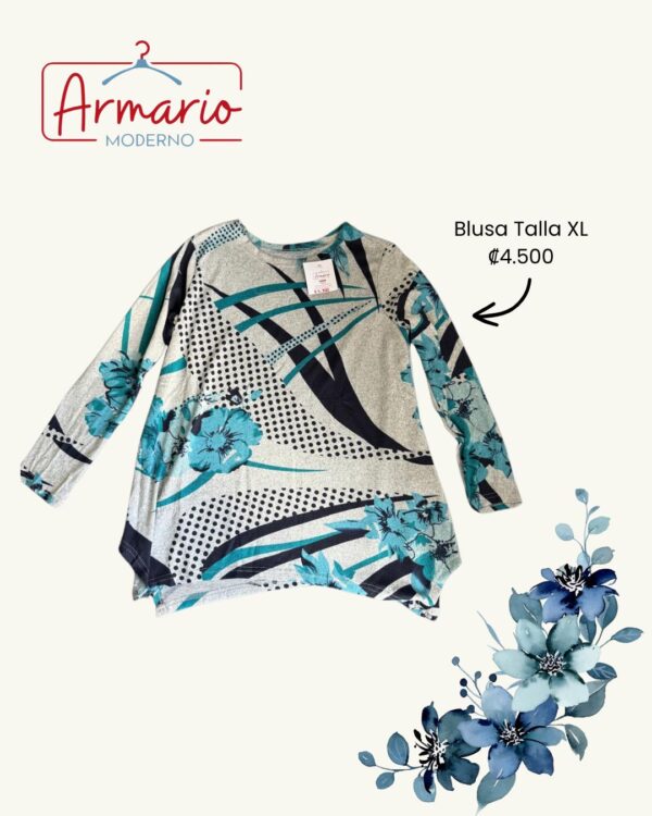 Blusa manga larga