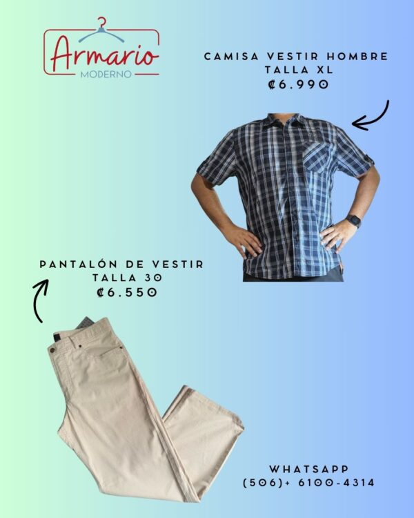 Camisa vestir y pantalón de vestir