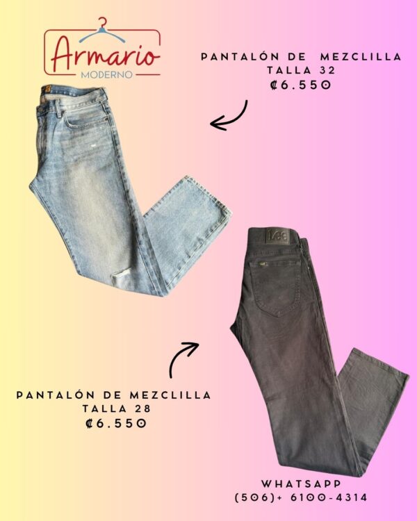 Pantalones de mezclilla