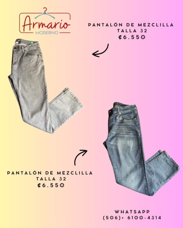 Pantalones de mezclilla