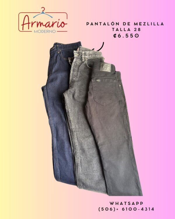 Pantalones de mezclilla